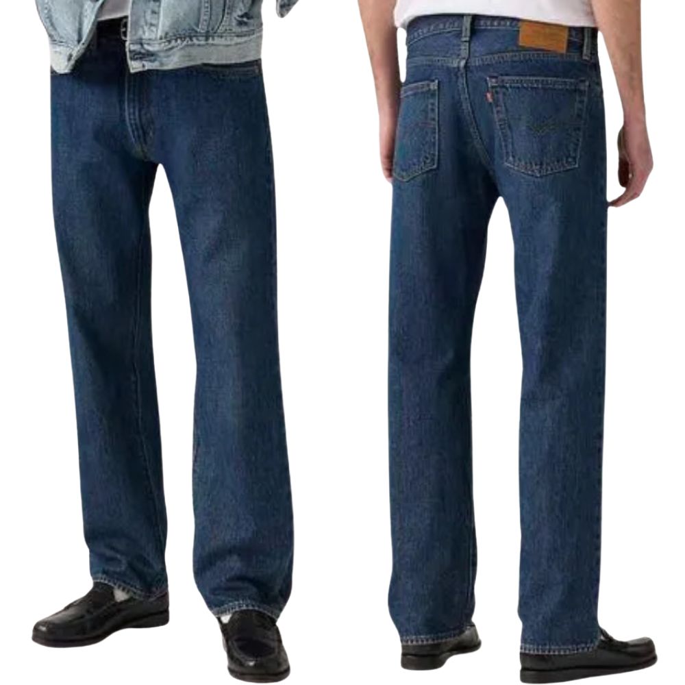 Calça Masculina Levi's 555 Relaxed Straight 100% Algodão Ref: 000LO0035
