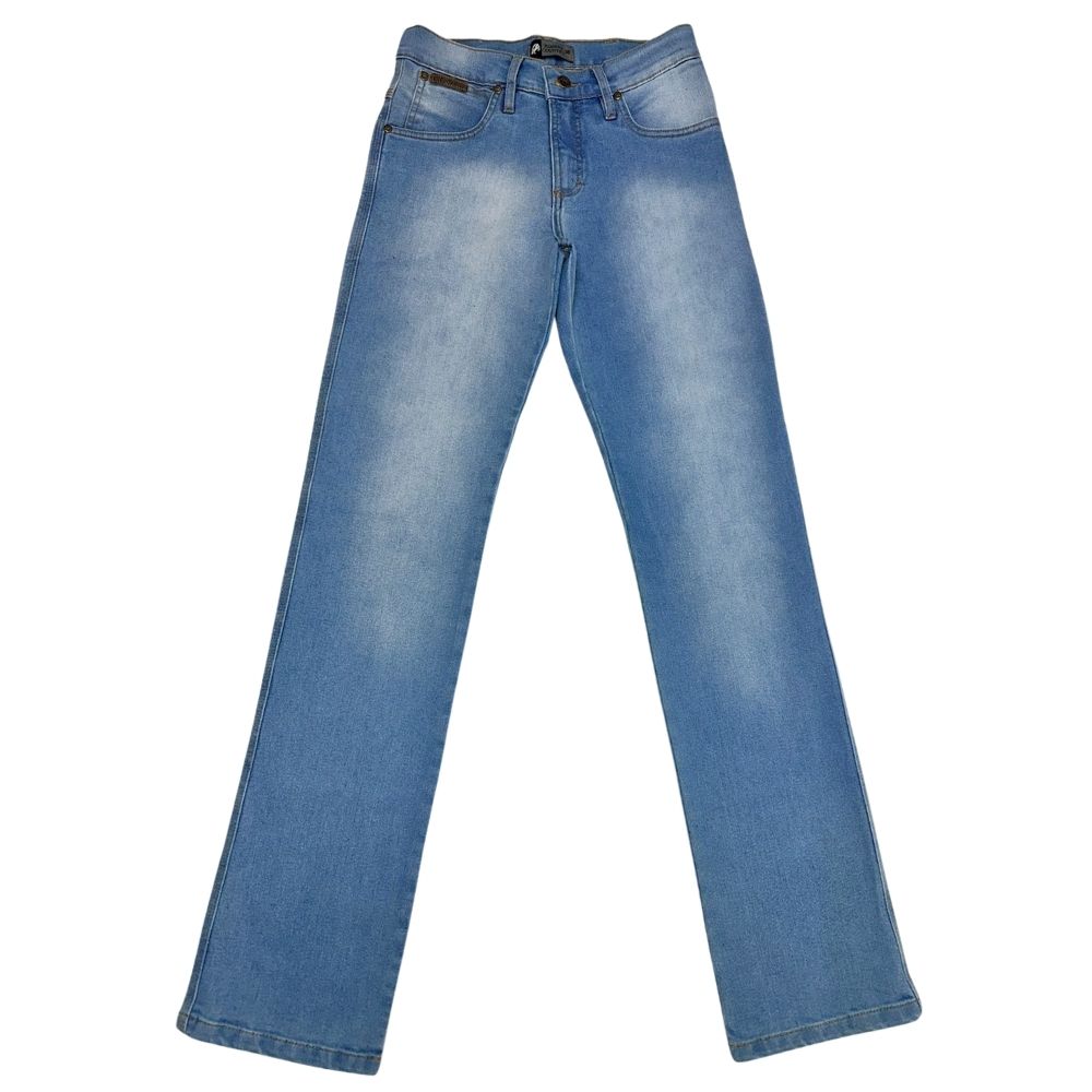 Calça Jeans Masculina Rodeio Country Delavê Médio Tradicional Reta - Ref. 3009