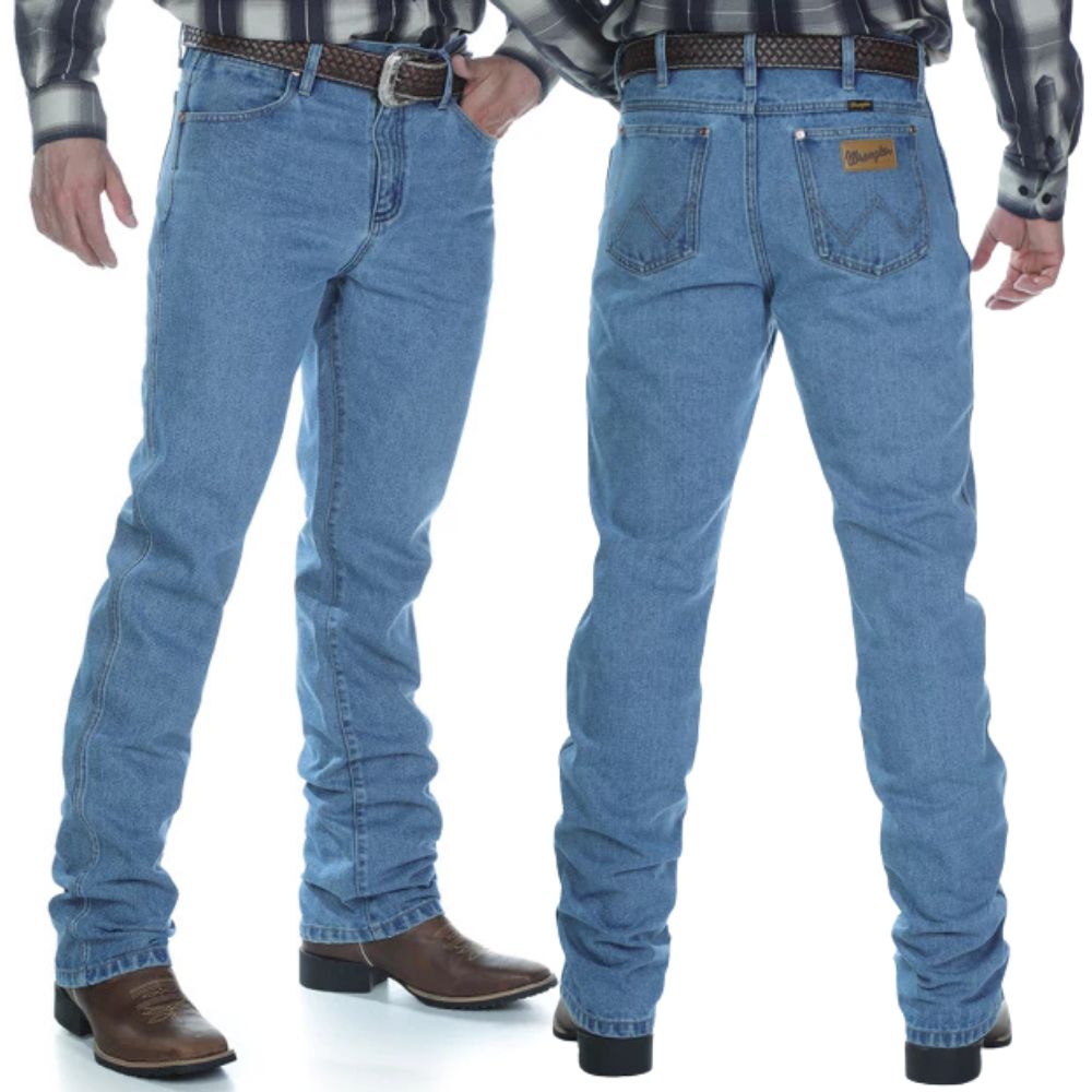 Calça Masculina Wrangler 13M Cowboy Cut Lavagem Clara Ref:MWZTW36