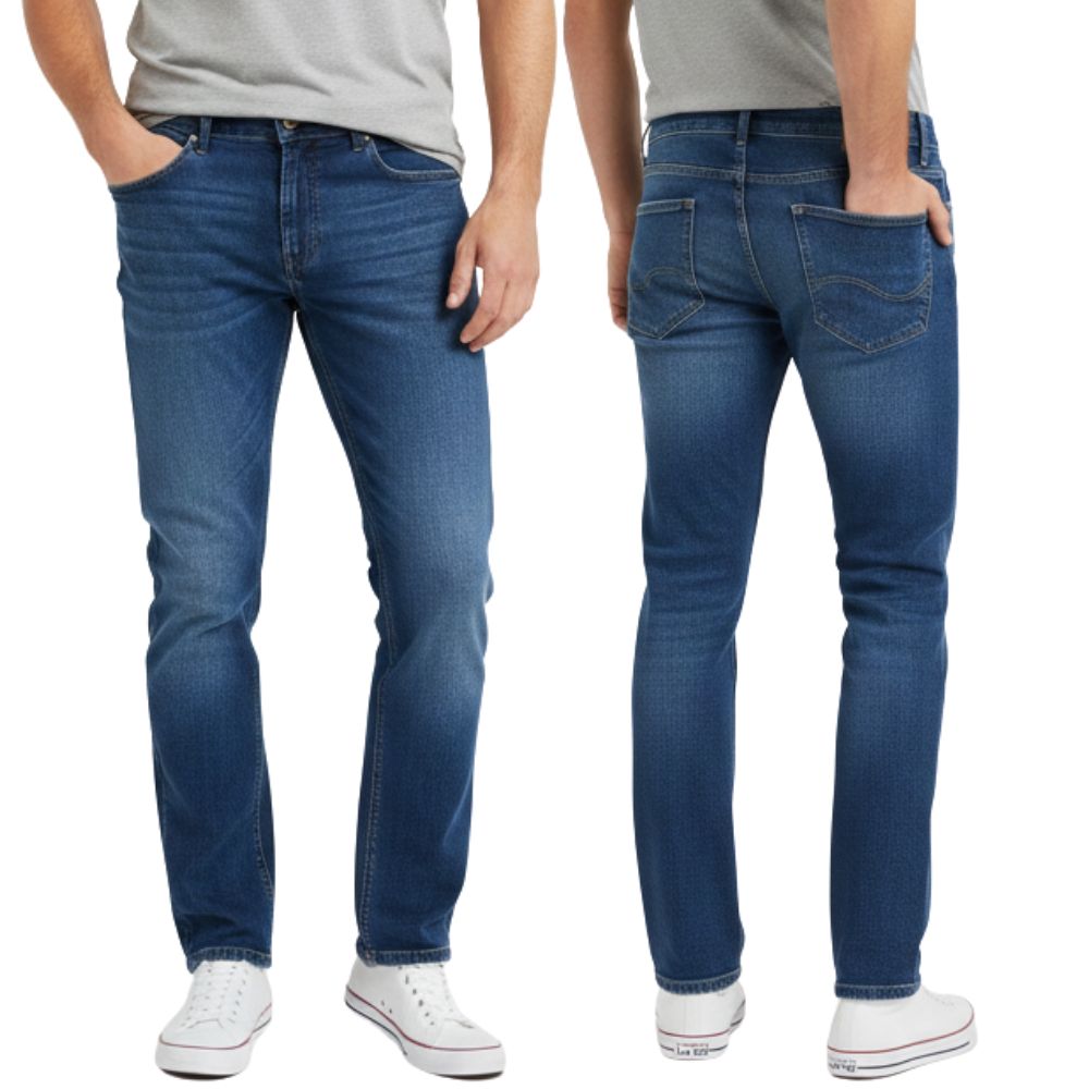 Calça Masculina Lee Jeans Stretch Scape Galaxy Used Ref:1550L