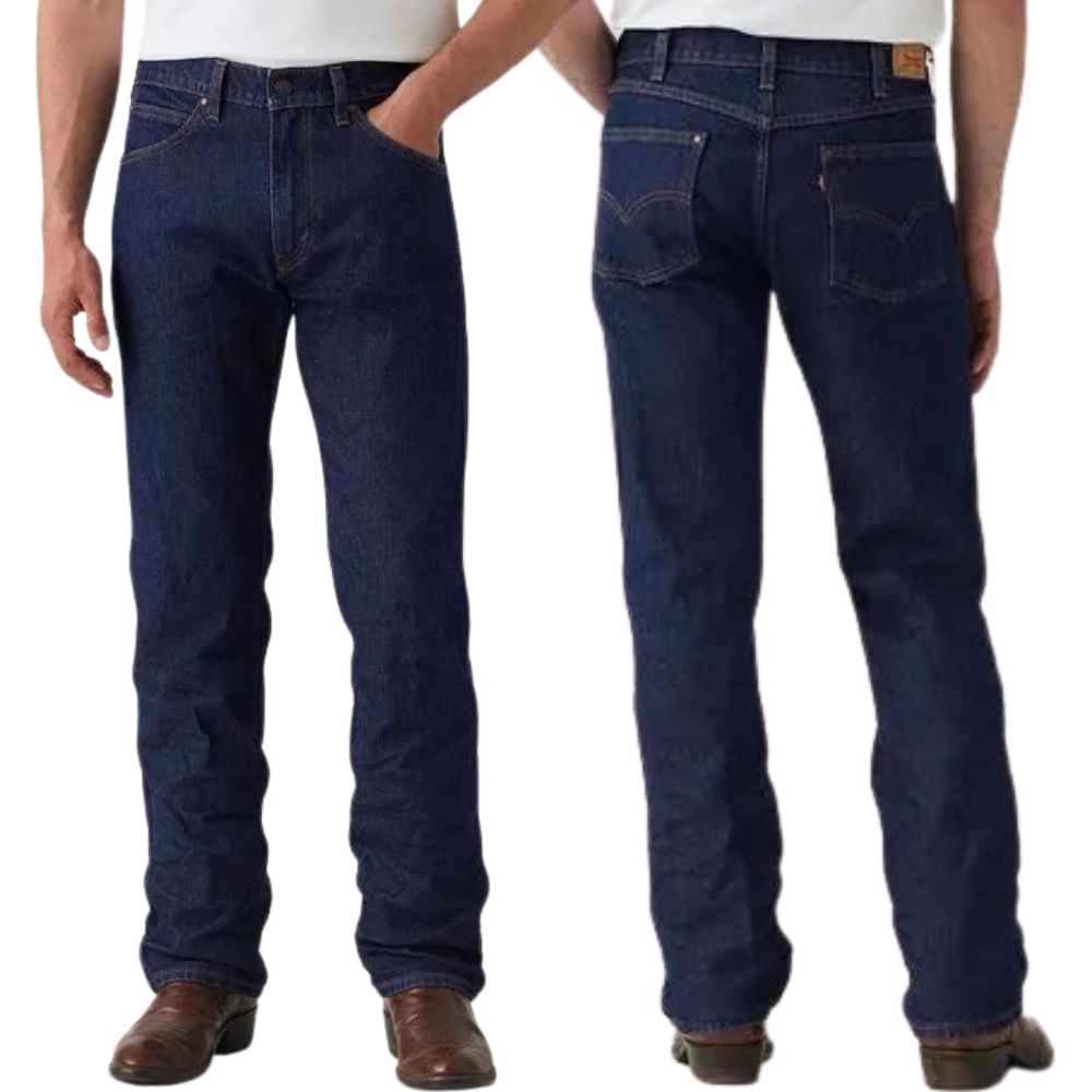 Calça  Masculina Levi's 557 Western Straight Lavagem Escura - REF:001Y00001