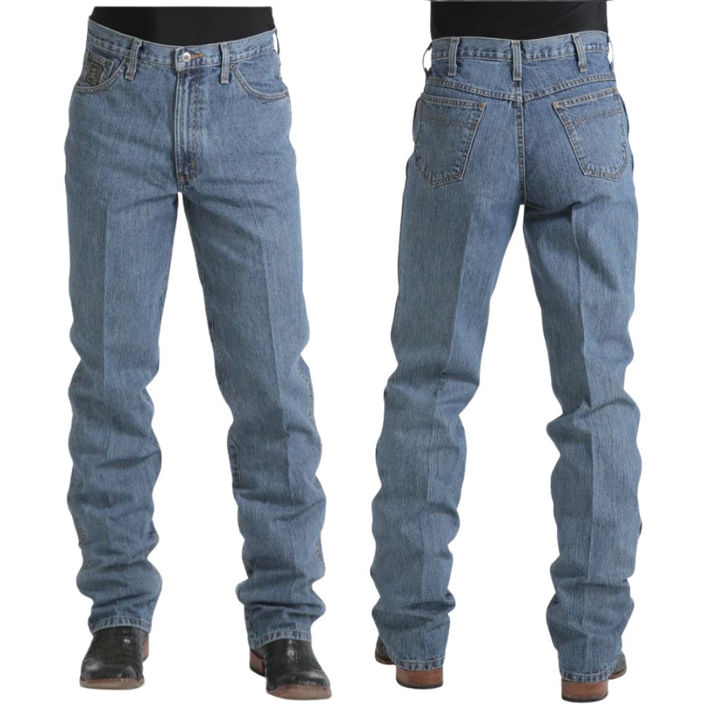 Calça Masculina Cinch Jeans Azul Claro Green Label Relaxed Original Rise Tapered Leg Ref:MB90530001