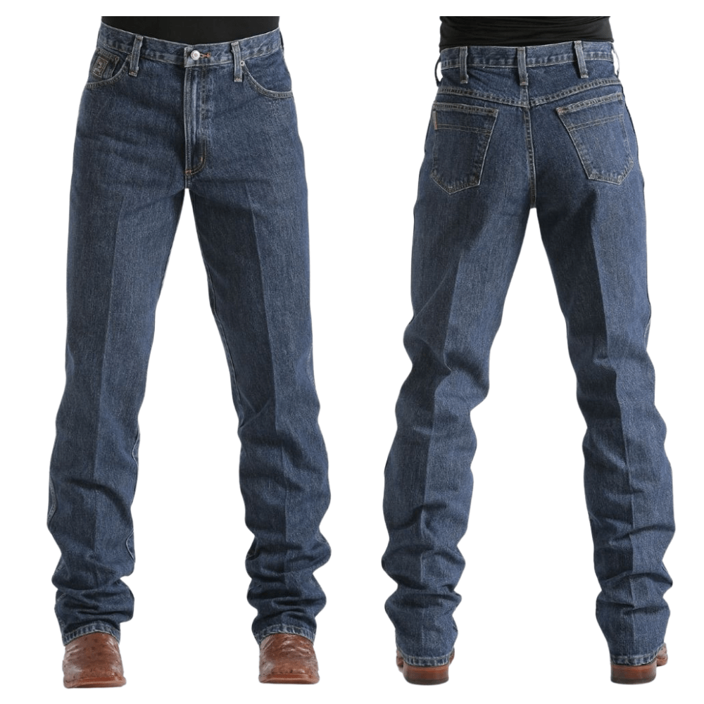 Calça Masculina Cinch Jeans Azul Escuro Green Label Relaxed Original Rise - Ref. MB90530002 Fab. México