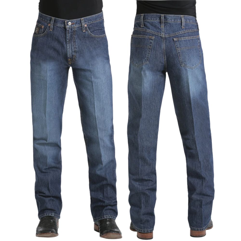 Calça Masculina Cinch Jeans Black Label Loose Azul Original Rise Slightly Tapered Leg Ref:MB90633002