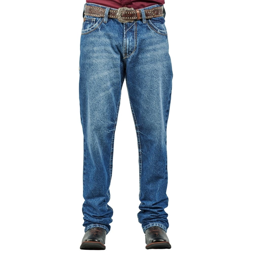 Calça Masculina Dock's Jeans Azul Estornado Relaxed DW11 Xtreme Silver Ref 04421-005