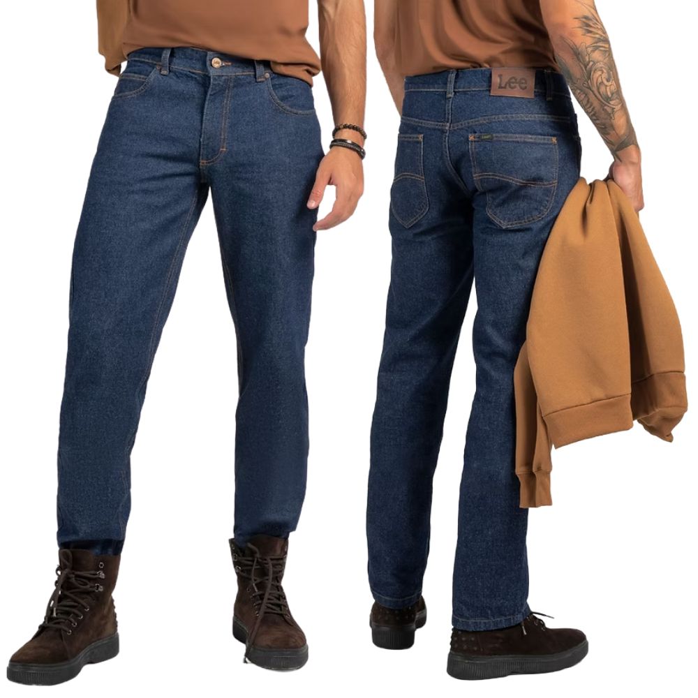 Calça Masculina Lee Jeans Chicago Regular Fit Arena Robusta Ref:1015L