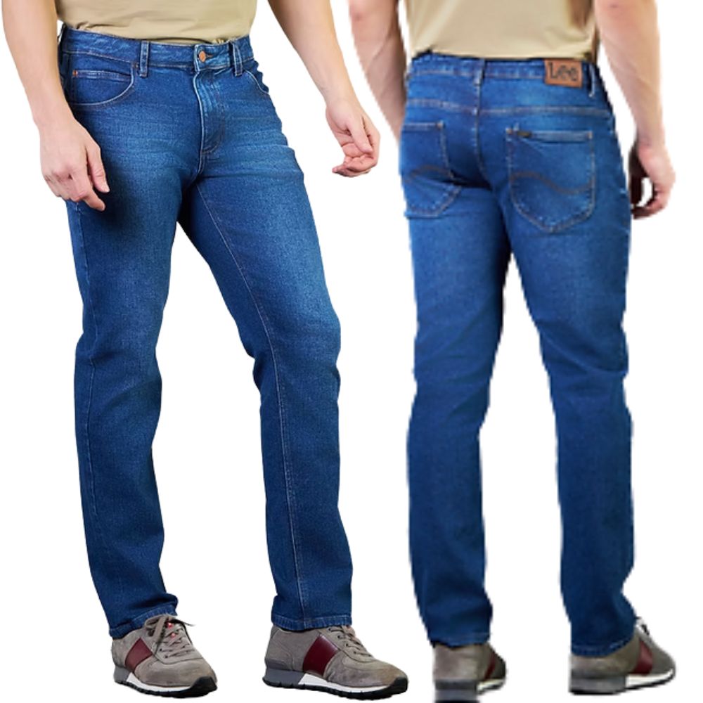 Calça Masculina Jeans Lee Strech New Soft Up Tank Ref:1547L