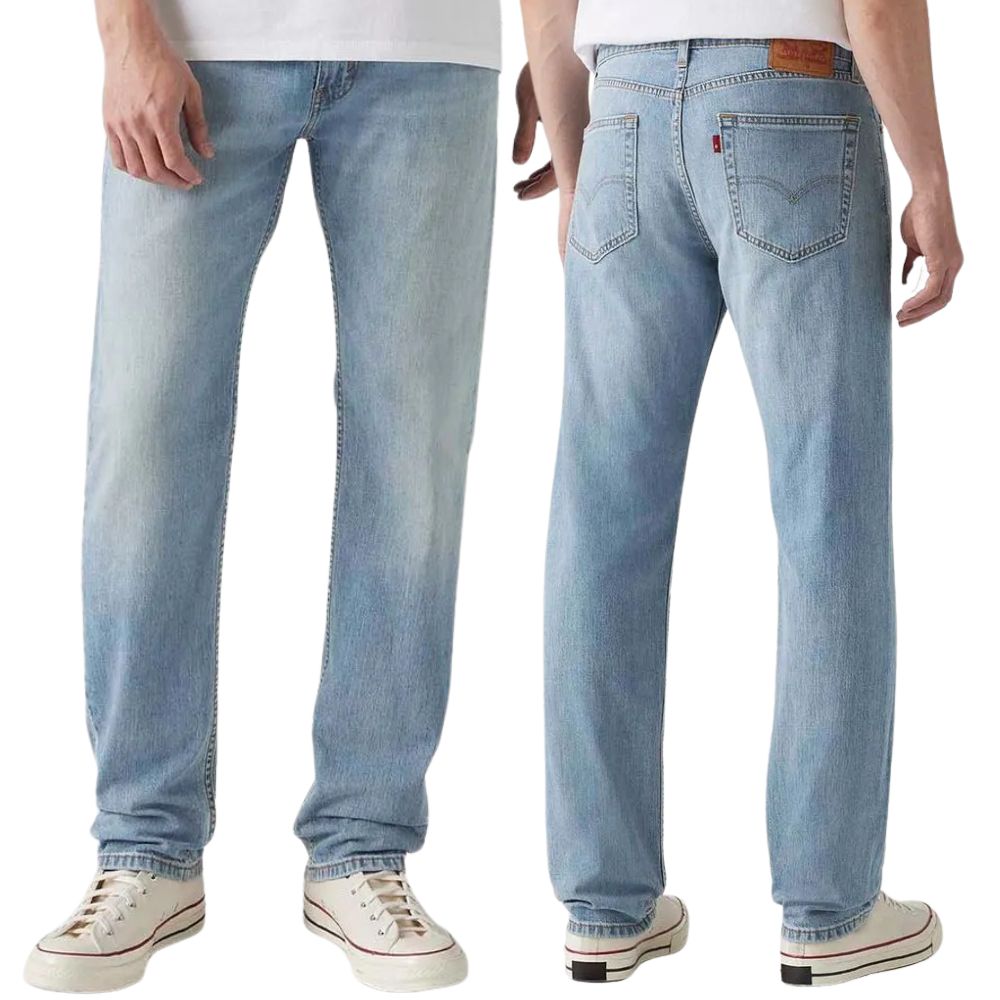 Calça Masculina Levi's 505 Regular Azul Claro Ref:005053068