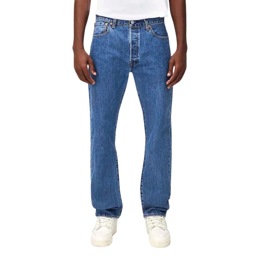 Calça Masculina Levi's Jeans Azul 501 005010193 Badana