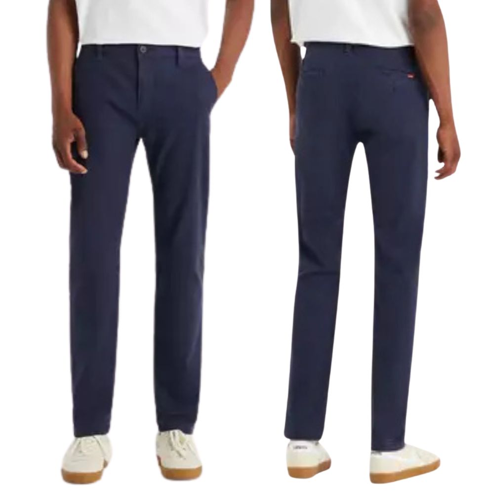 Calça Masculina Levi's XX Chino Slim Taper Azul Marinho Com Stretch Ref:852270047
