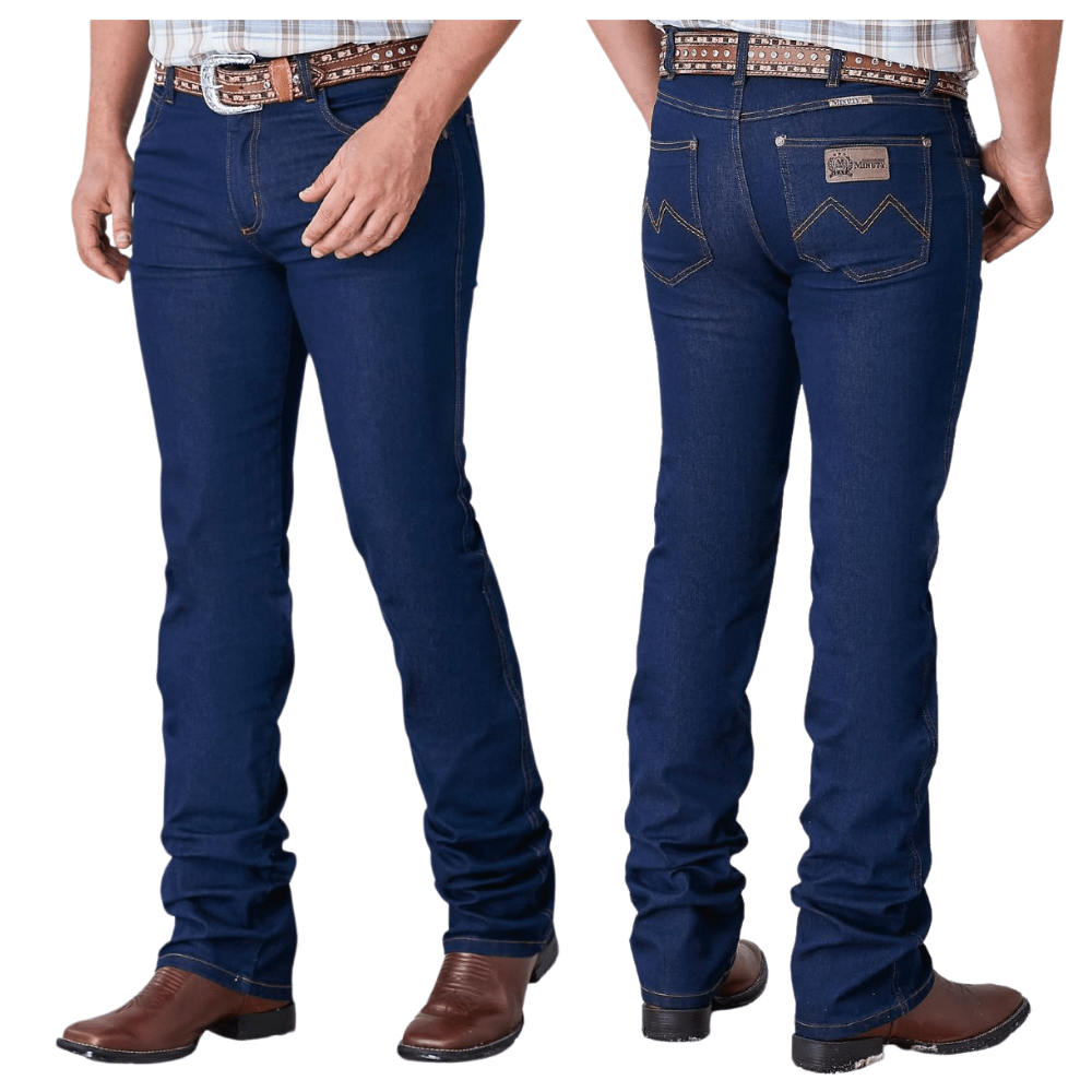 Calça Masculina Minuty Jeans Azul Escuro Tradicional R.7000