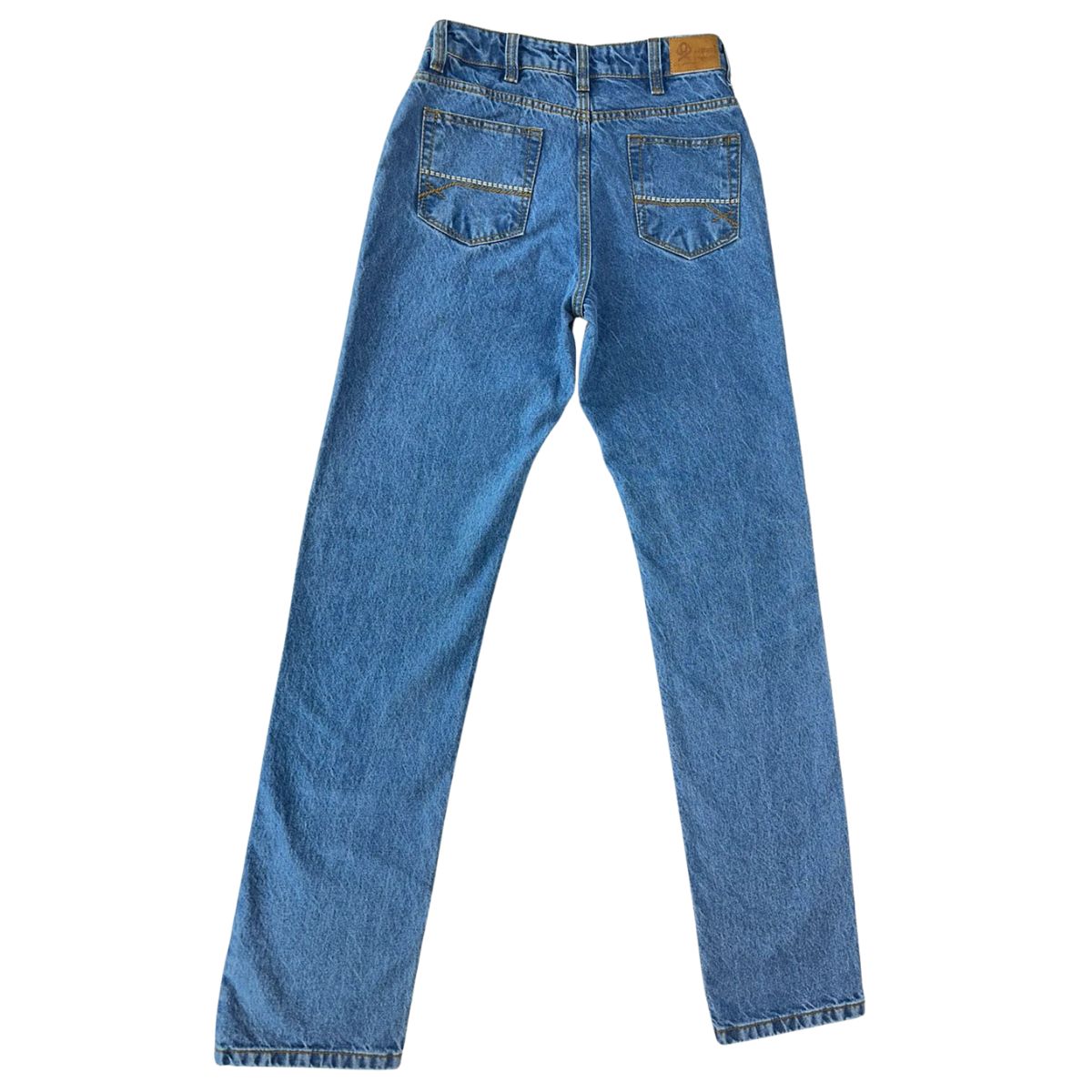 Calça Masculina Ox Horns Jeans Azul Médio 100% Algodão Ref:2727