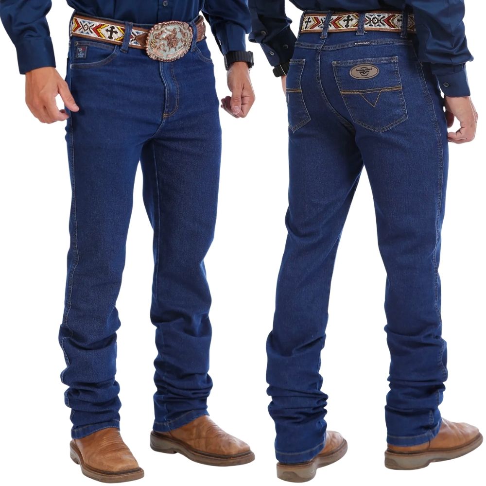Calça Masculina Rodeo Farm Jeans Destroyed Tradicional Com Elastano Ref: 100 50 00009