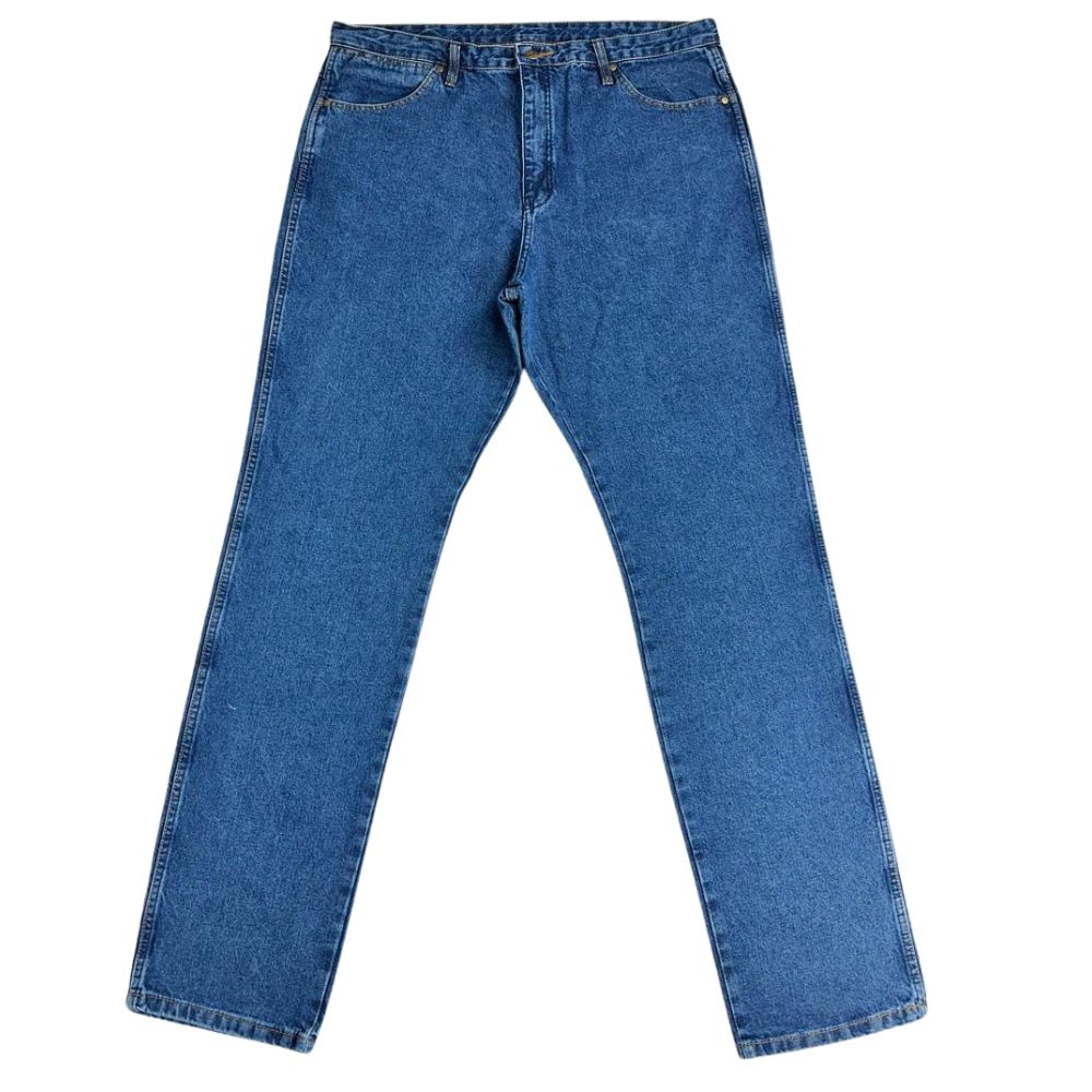 Calça Masculina Wrangler Jeans 13M Big E Tall Western Azul Médio Ref:13MWGK38UN