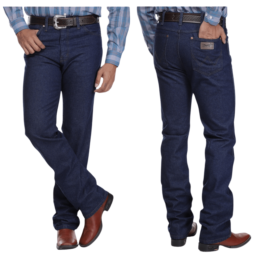 Calça Masculina Wrangler Jeans 13M Western Cowboy Cut - Azul Escuro REF: 13MWZRF36UN