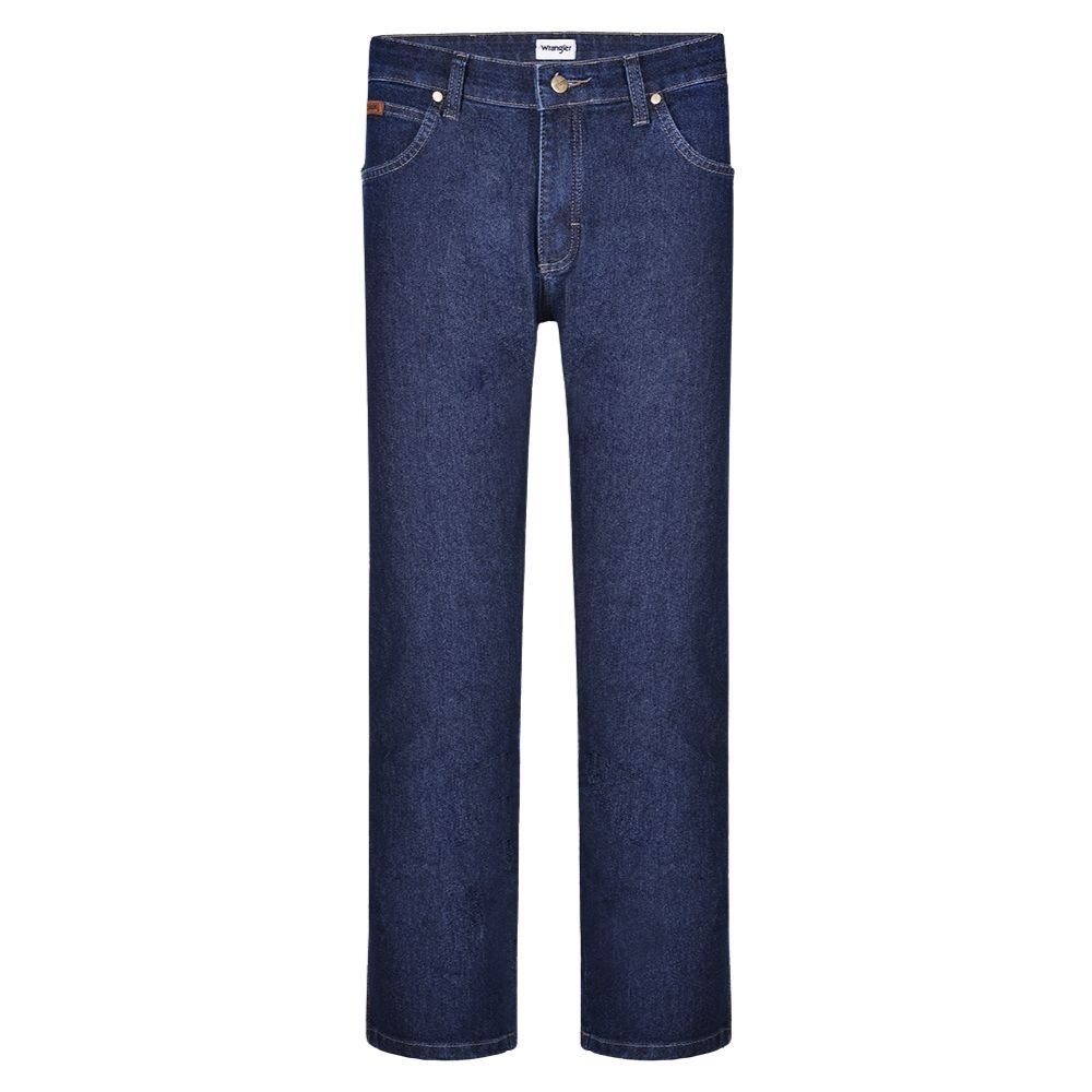 Calça Masculina Wrangler Jeans Azul Escuro Com Lycra Urban Texas Regular REF: WM1206 UN