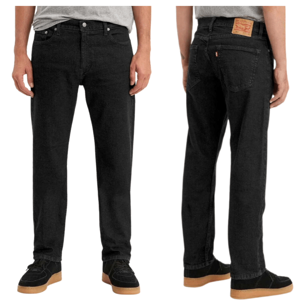 Calça Jeans Masculina Levi's 505 Regular Preto Ref.005051469