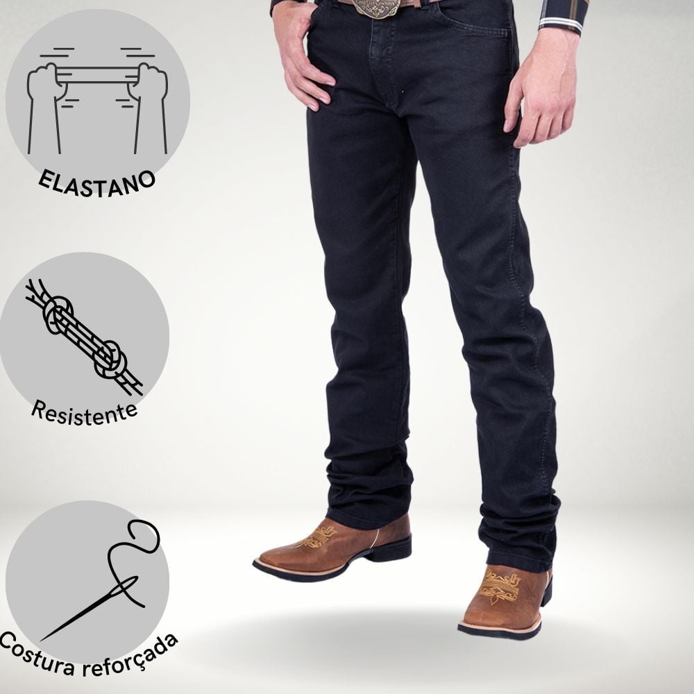 Calça Jeans Masculina Tradicional Wrangler 13M68BK36