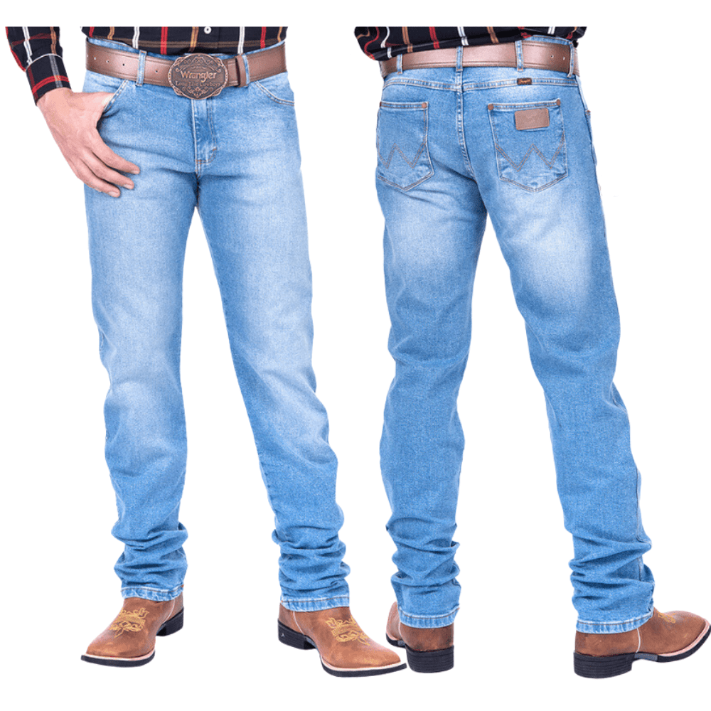 Calça Jeans Wrangler Masculina Delave Clara - Ref. 13MS60436