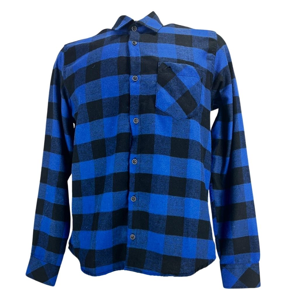 Camisa Masculina MX 72 Concept Flanela Azul Royal R.24027