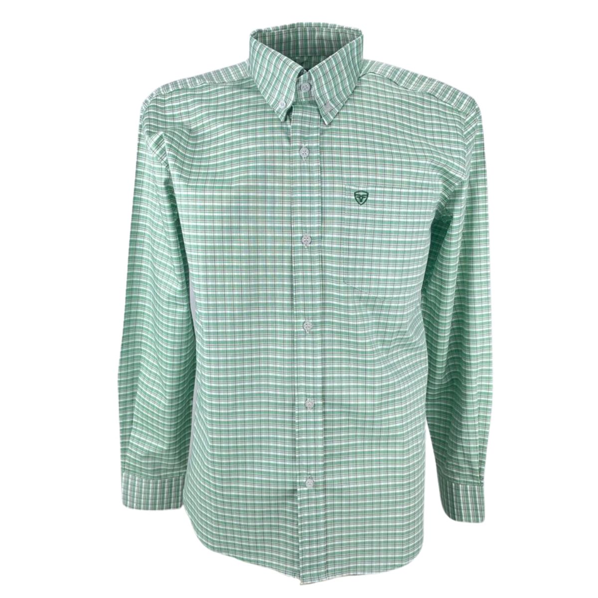 Camisa Masculina Radade Manga Longa Xadrez Verde Ref:XNFIFTY