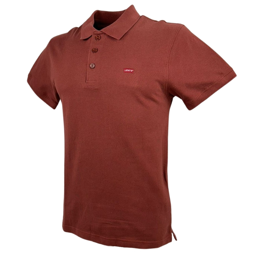Camisa Polo Masculina Levi's Manga Curta Bordô/Marrom RF: LB003