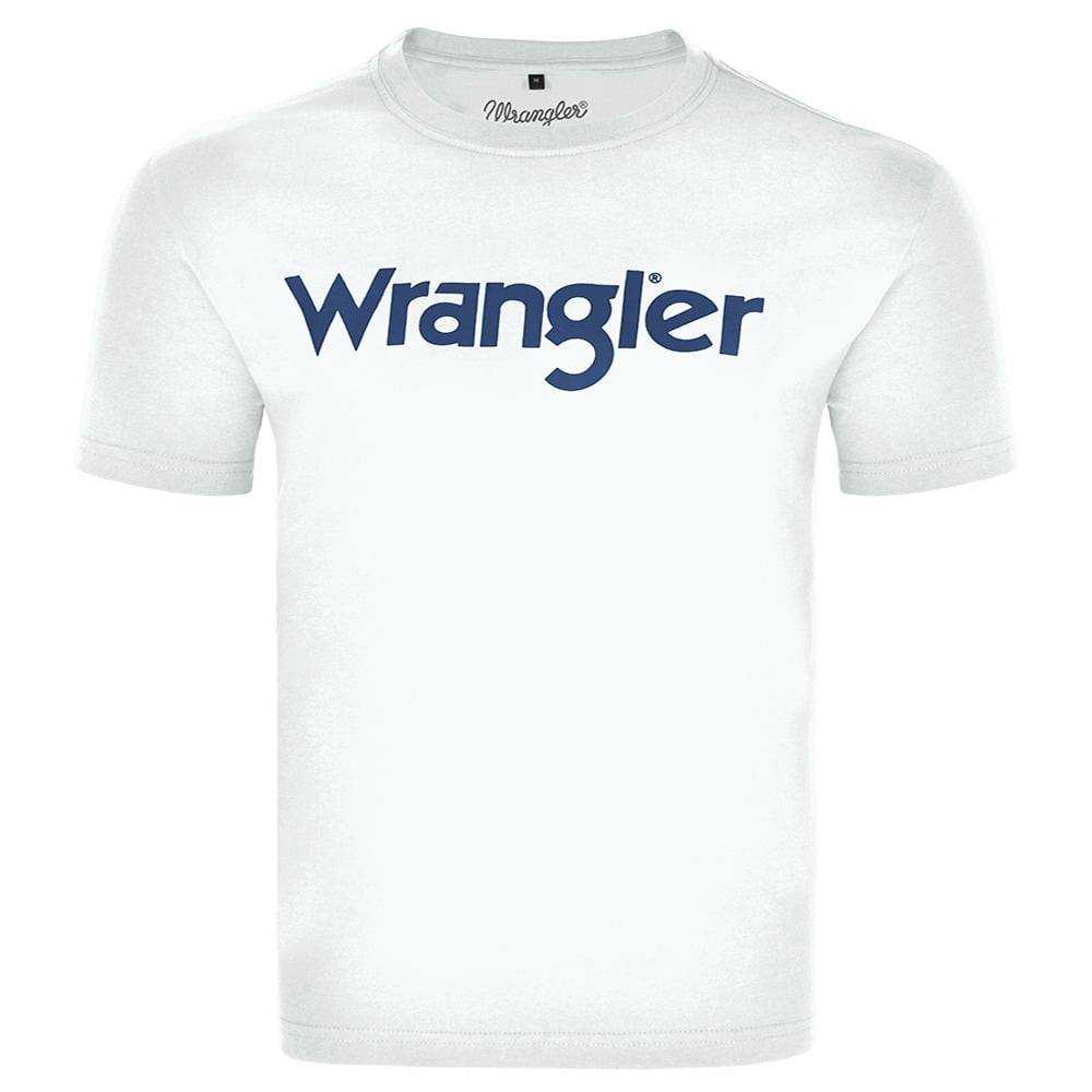 Camiseta Masculina Wrangler Branca Ref:8107