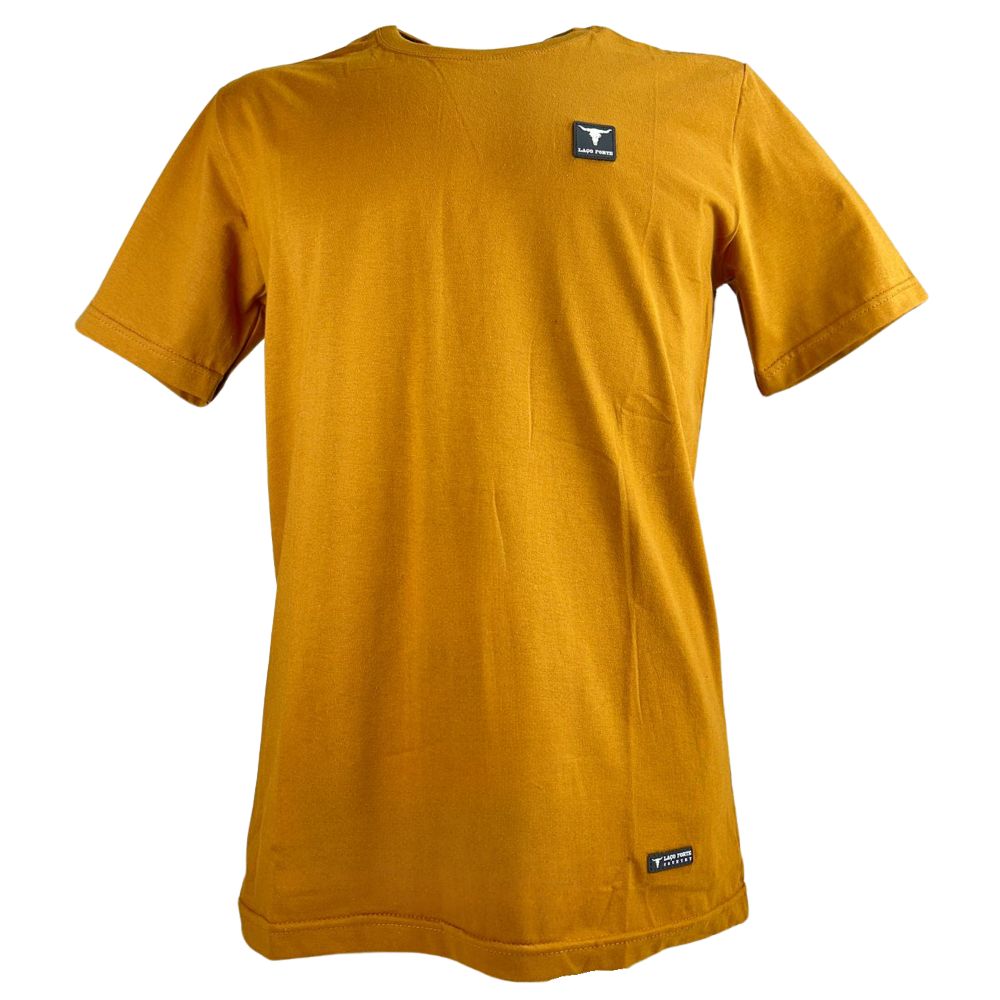 Camiseta Masculina Laço Forte Básica Com Aplique Manga Curta Ref:40101