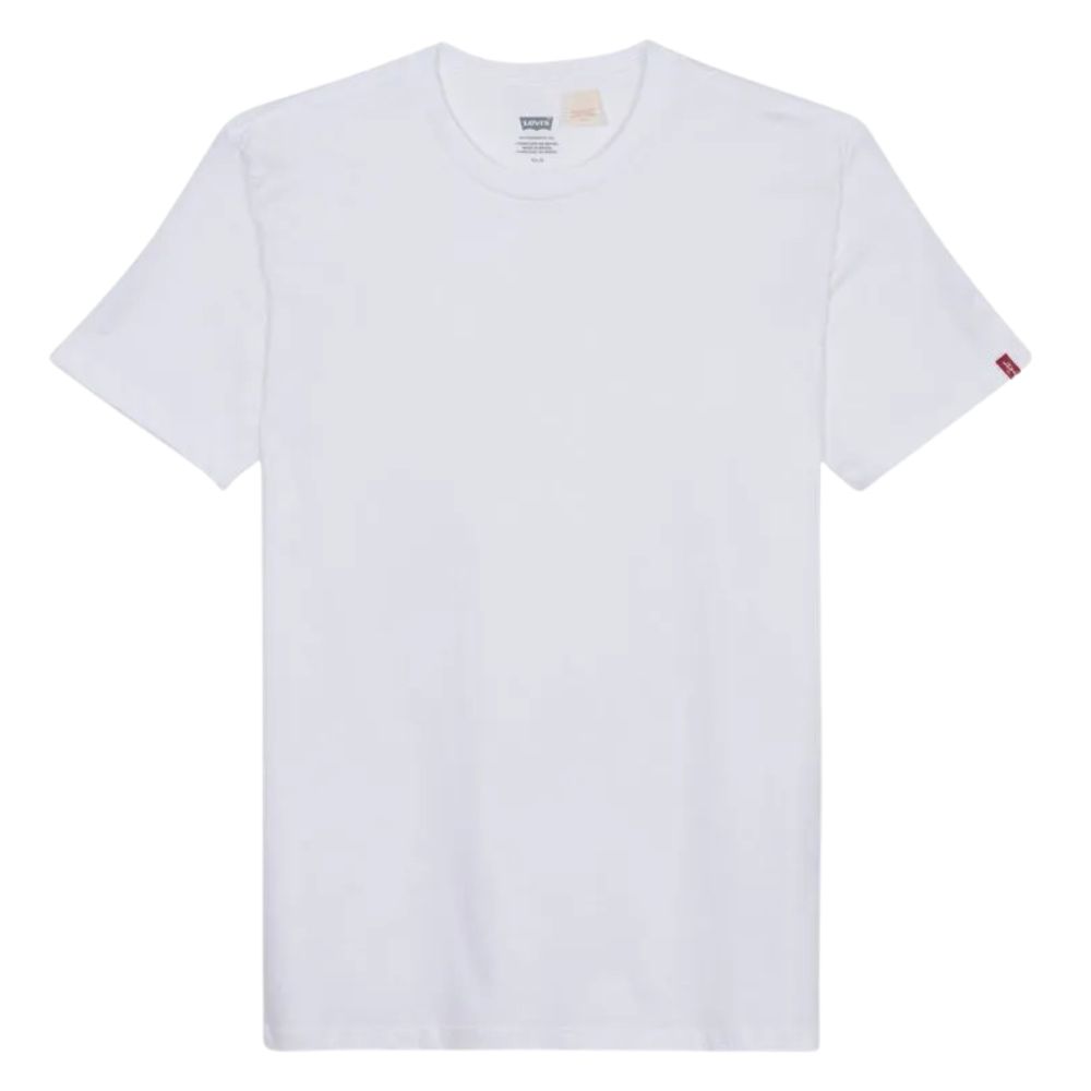 Camiseta Masculina Levi's Manga Curta Branca Slim Básica Ref:LB0020141