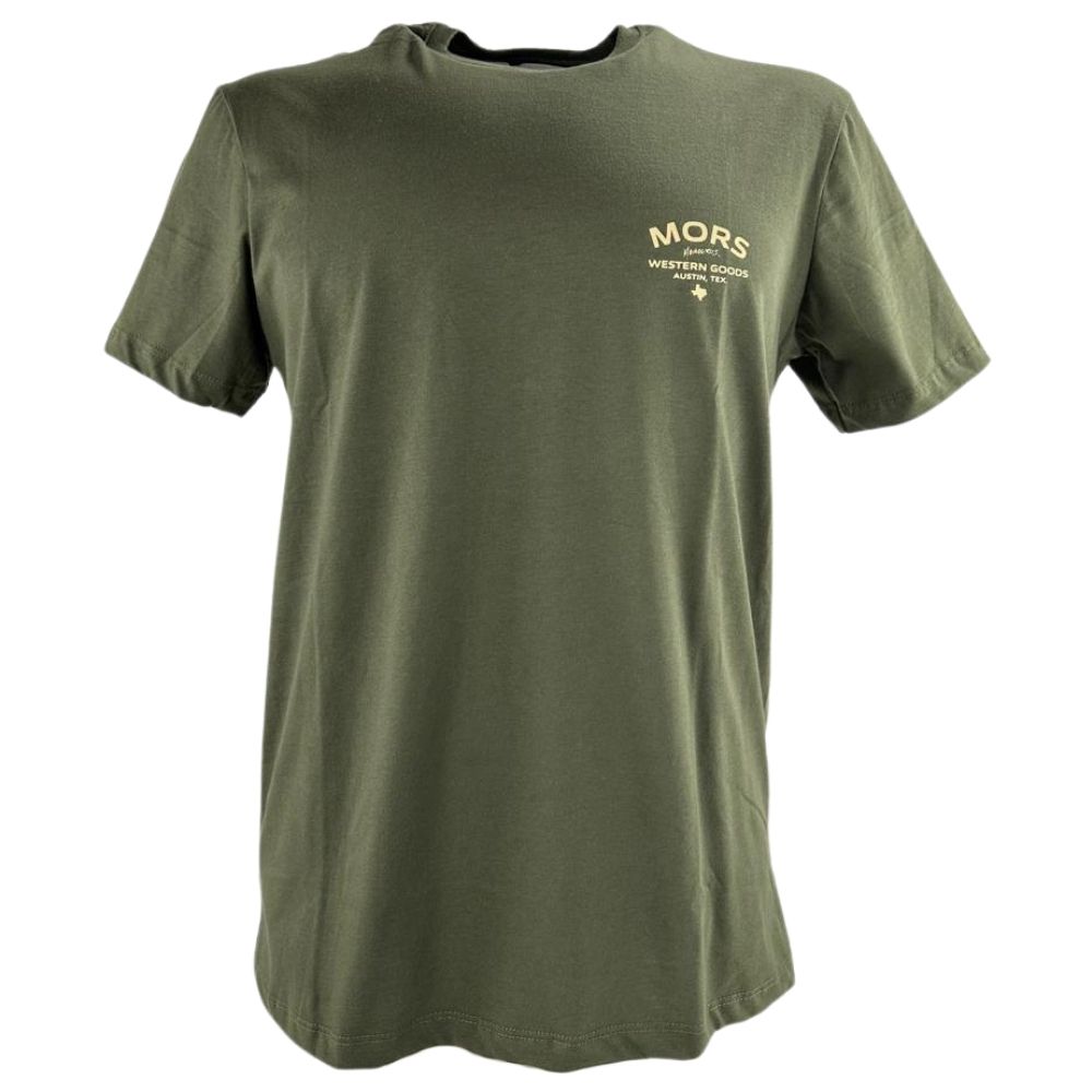 Camiseta Masculina Os Moiadeiros Verde Manga Curta Com Estampa Ref: MC753