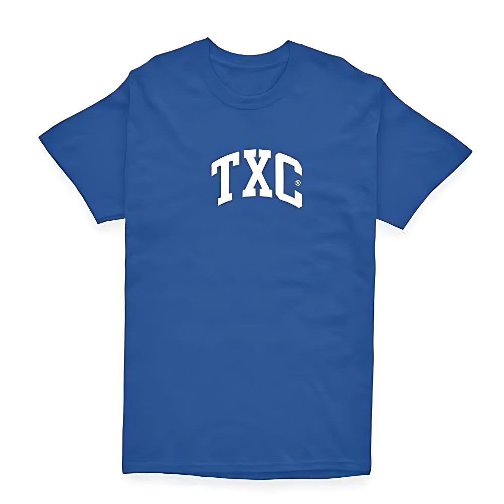 Camiseta Masculina TXC Azul Hortência Custom Manga Curta Ref