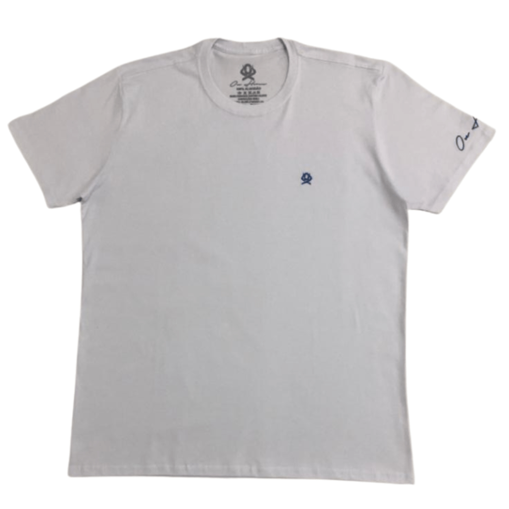Camiseta Masculina Ox Horns Branca Básica REF 8002