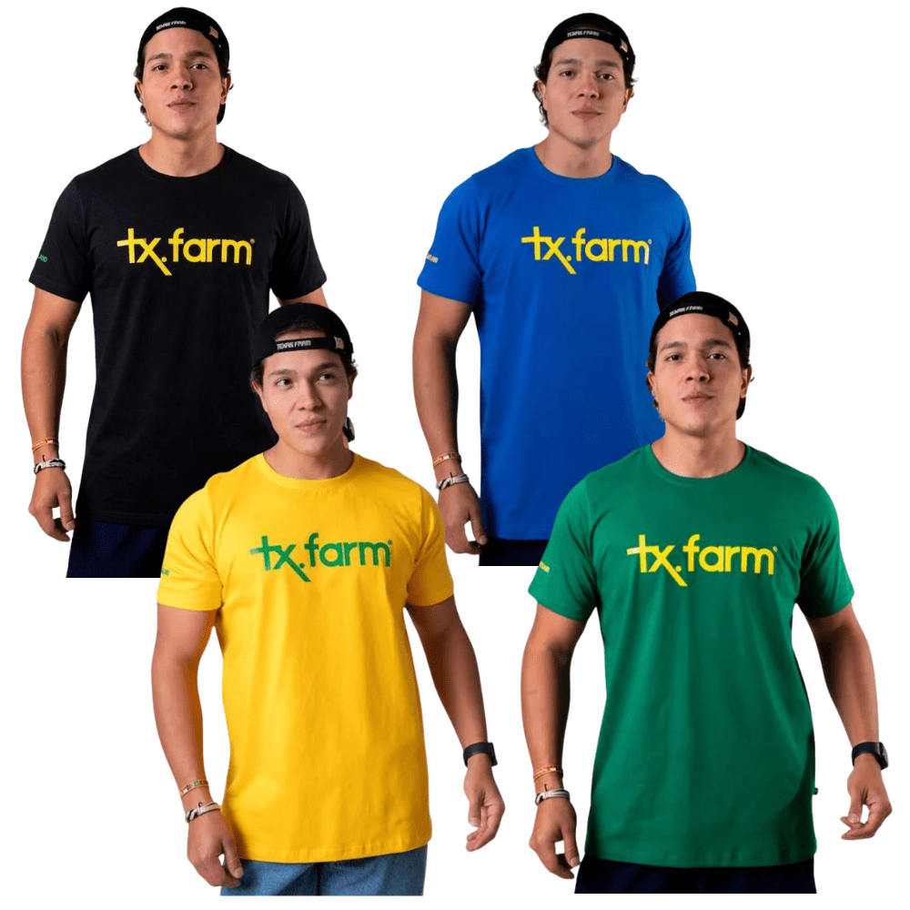 Camiseta Masculina Texas Farm Our Homeland - Ref.304 - Escolha a cor