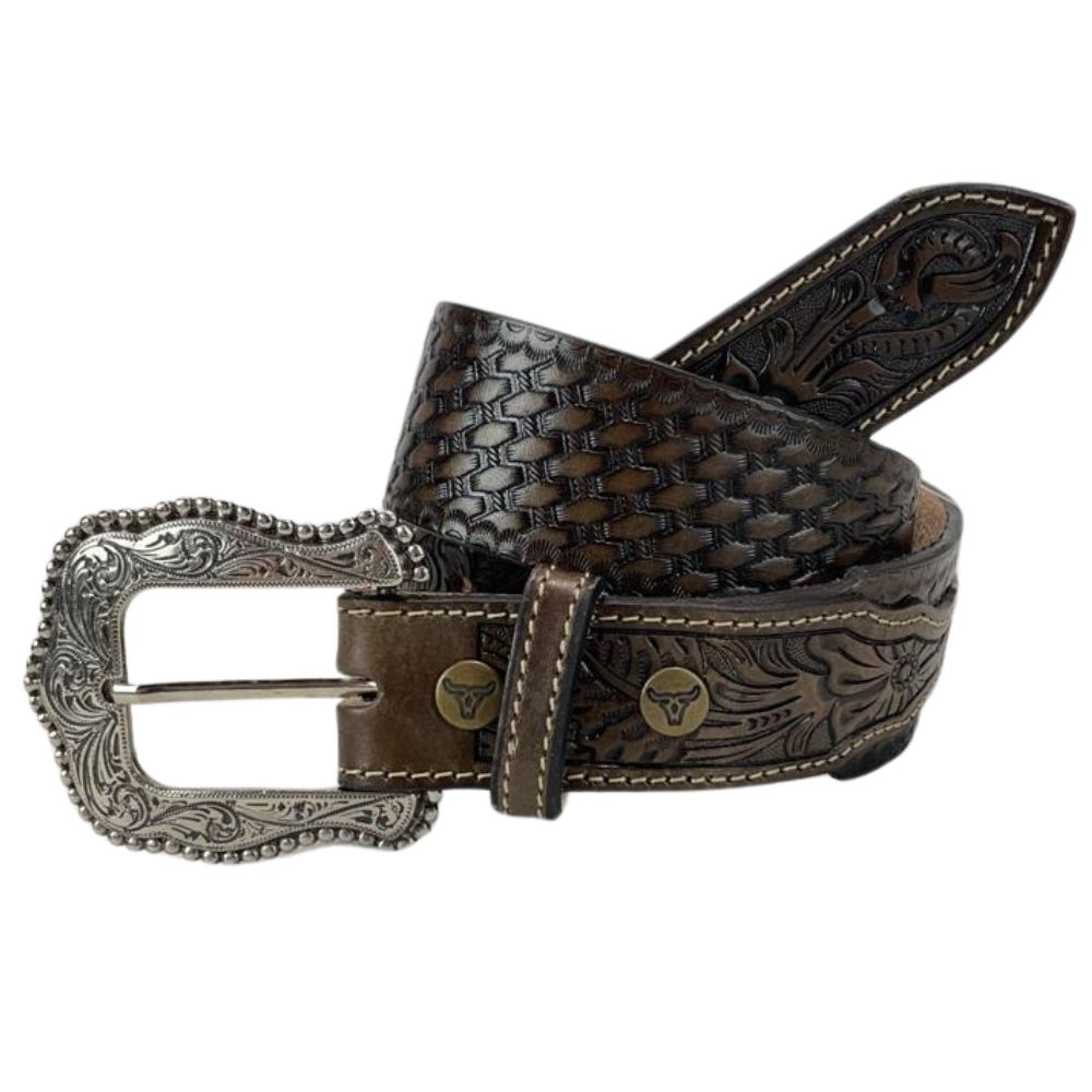 Cinto Masculino Paul Western Marrom Balaiado Ref.373