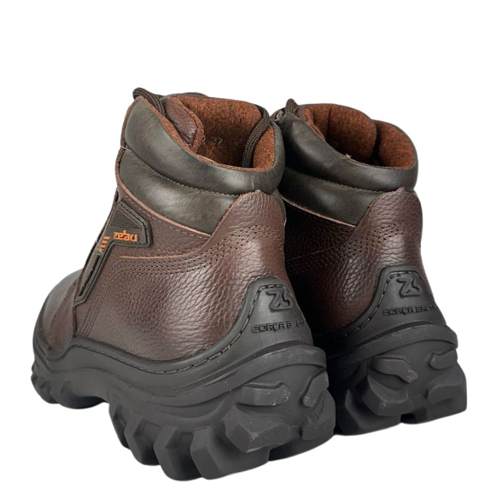 Coturno Masculino Zebu Com Zíper Pinhão Ref:65090FL04 - Badana
