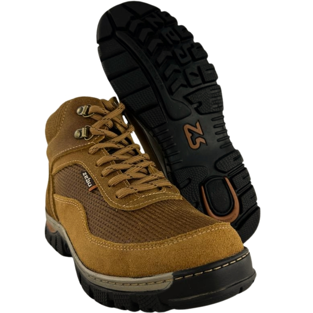 Coturno Masculino Zebu Couro Destroyer Whisky REF:75020DT07