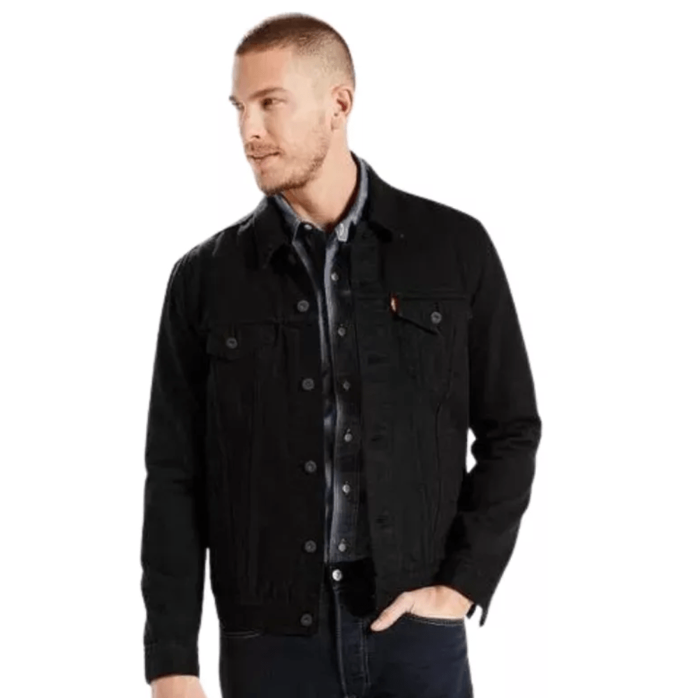 Jaqueta Jeans Masculina Levi's Preto Ref: 723340223