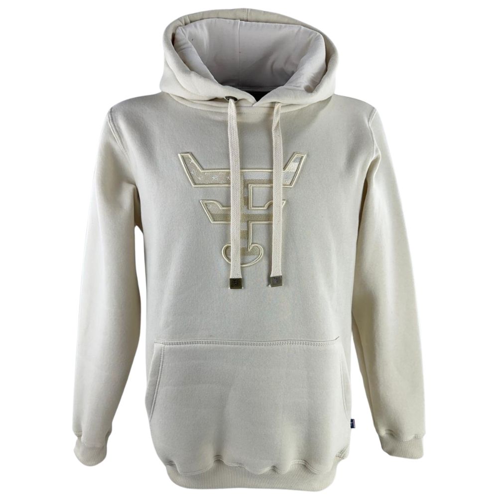 Moletom Masculino Texas Farm Modelo Canguru Off White Ref: MT087