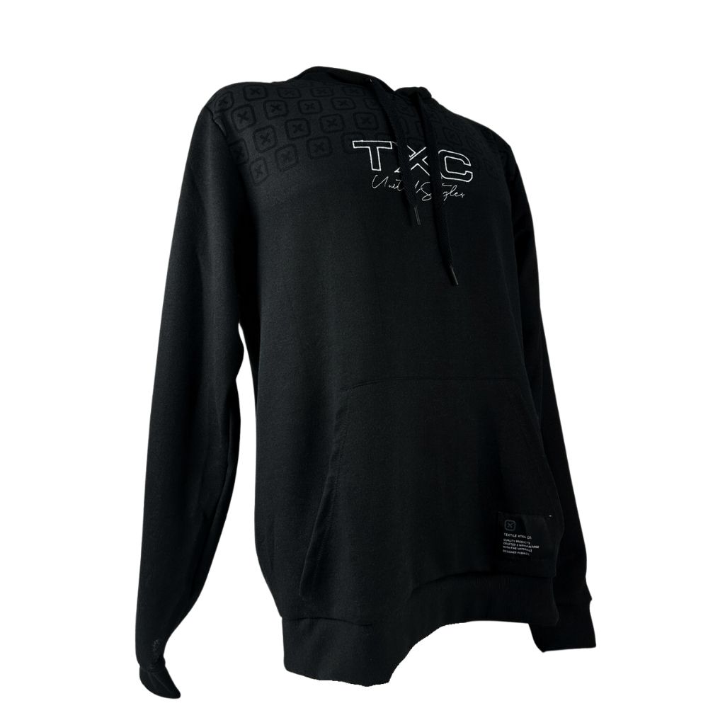 Moletom Masculino Txc Preto Com Capuz Manga Longa - Ref. 3429 - Badana