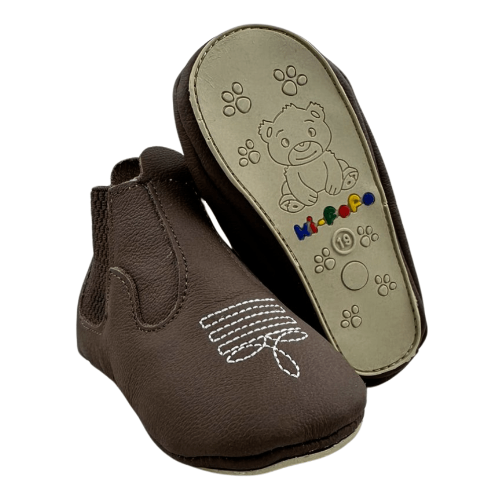 Botina Infantil Ki-Fofo Baby Marrom Chocolate - Ref.2820