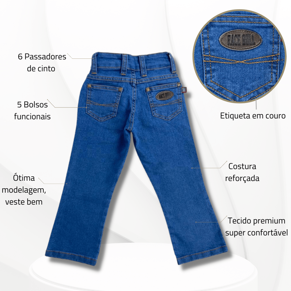 Calça jeans Premim 5% de elastano ref 05