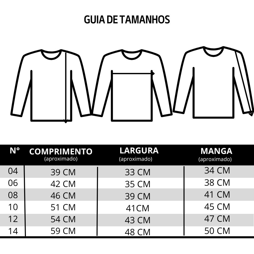 Camiseta Infantil Fox Hound Azul Manga Longa UV50+ Com Logo