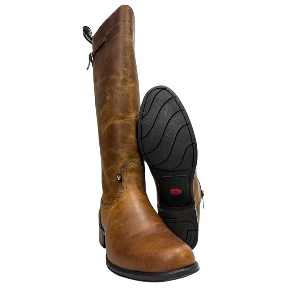 Bota Gaúcha Feminina Beretta Fossil Castor Solado Montana Ref: 3006