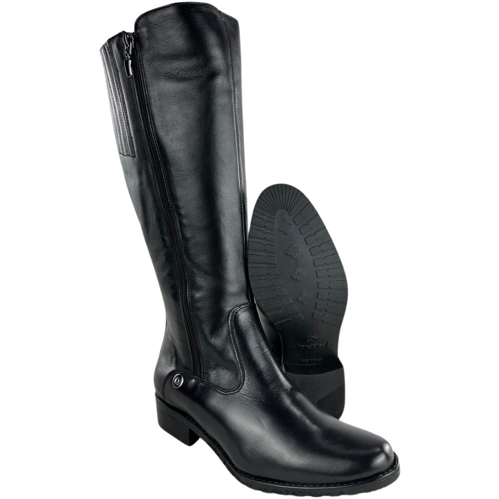 Bota Montaria Feminina Kedoll Preto com Zíper Dos Dois Lados Ref: 3966