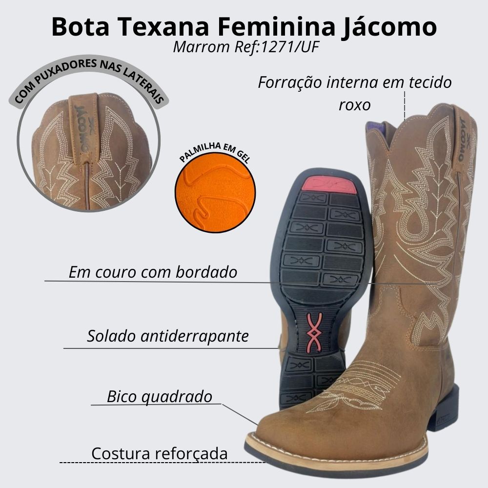 Botas femininas bico quadrado shops