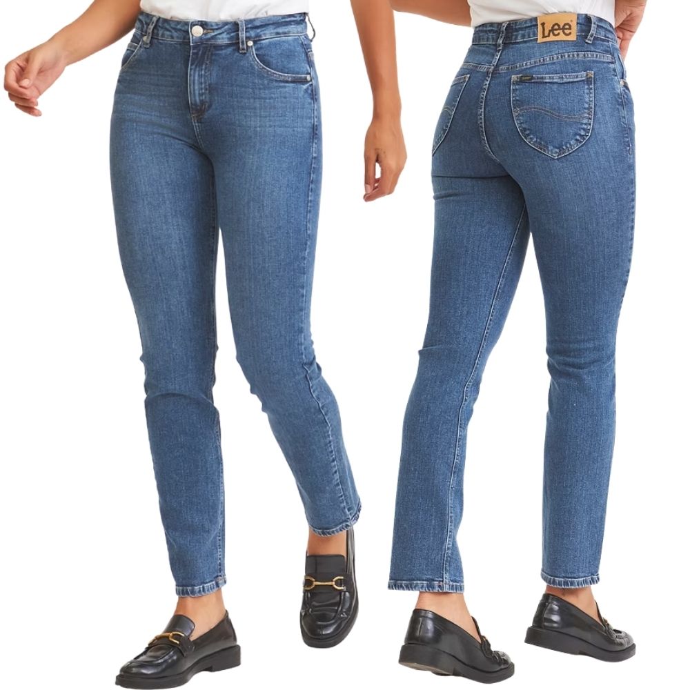 Calça Feminina Lee Marion Premium Cintura Alta Corte Reto Ref. 3252L