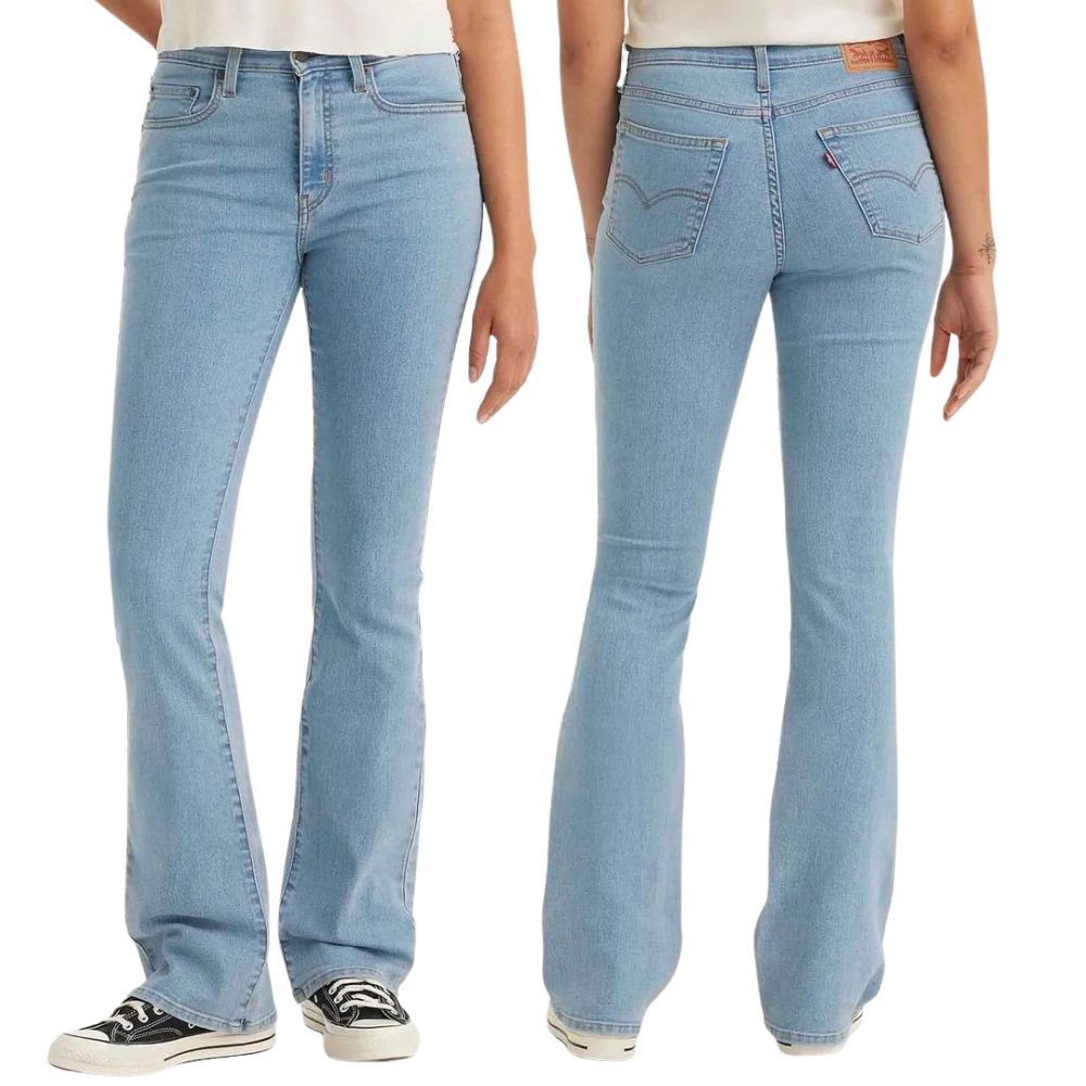 Calça Feminina Levi's 725 High Rise Bootcut Jeans Claro Ref:197590171