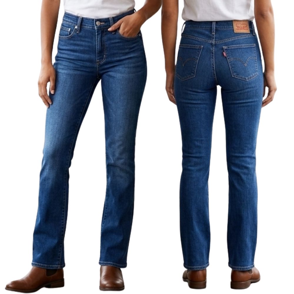 Calça Feminina Levi's 725 High Rise Bootcut Slim Ref:LB7250066