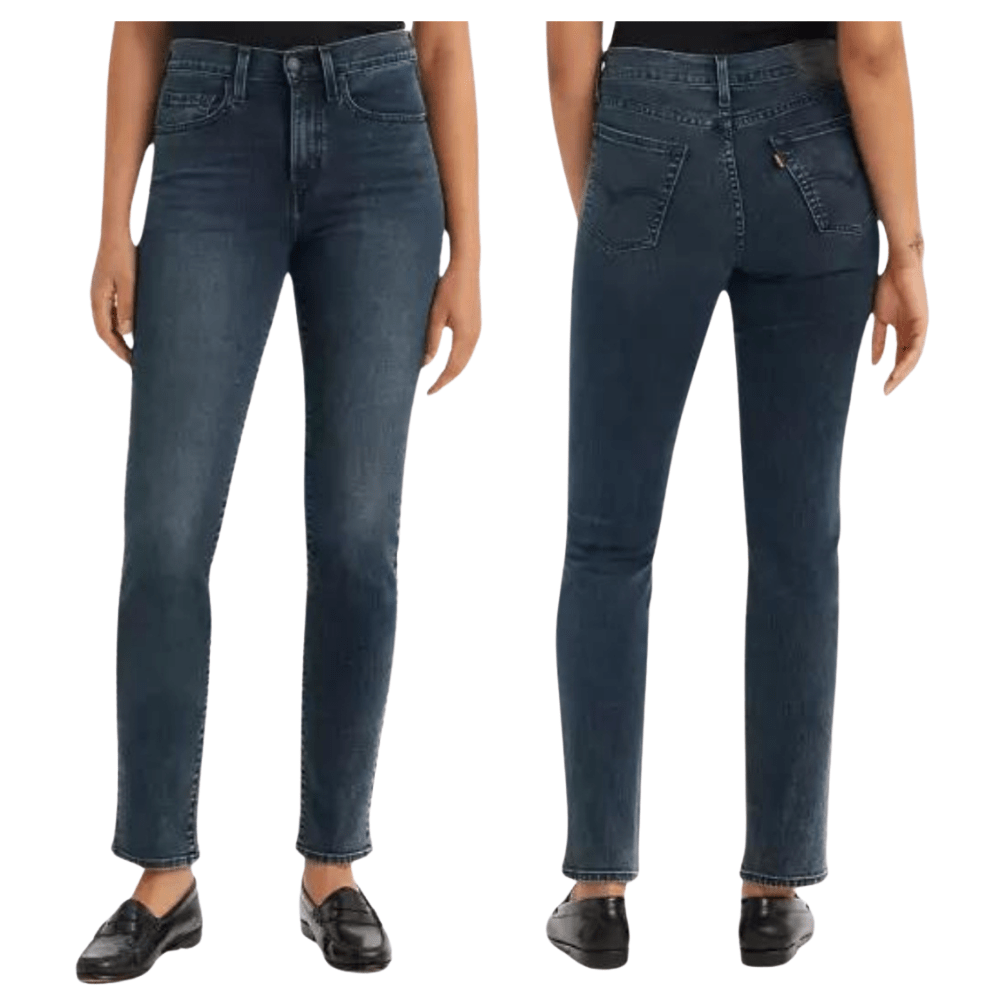 Calça Feminina Levi's Jeans Azul Escuro 724 Stellar Stretch Reta REF: 188830293