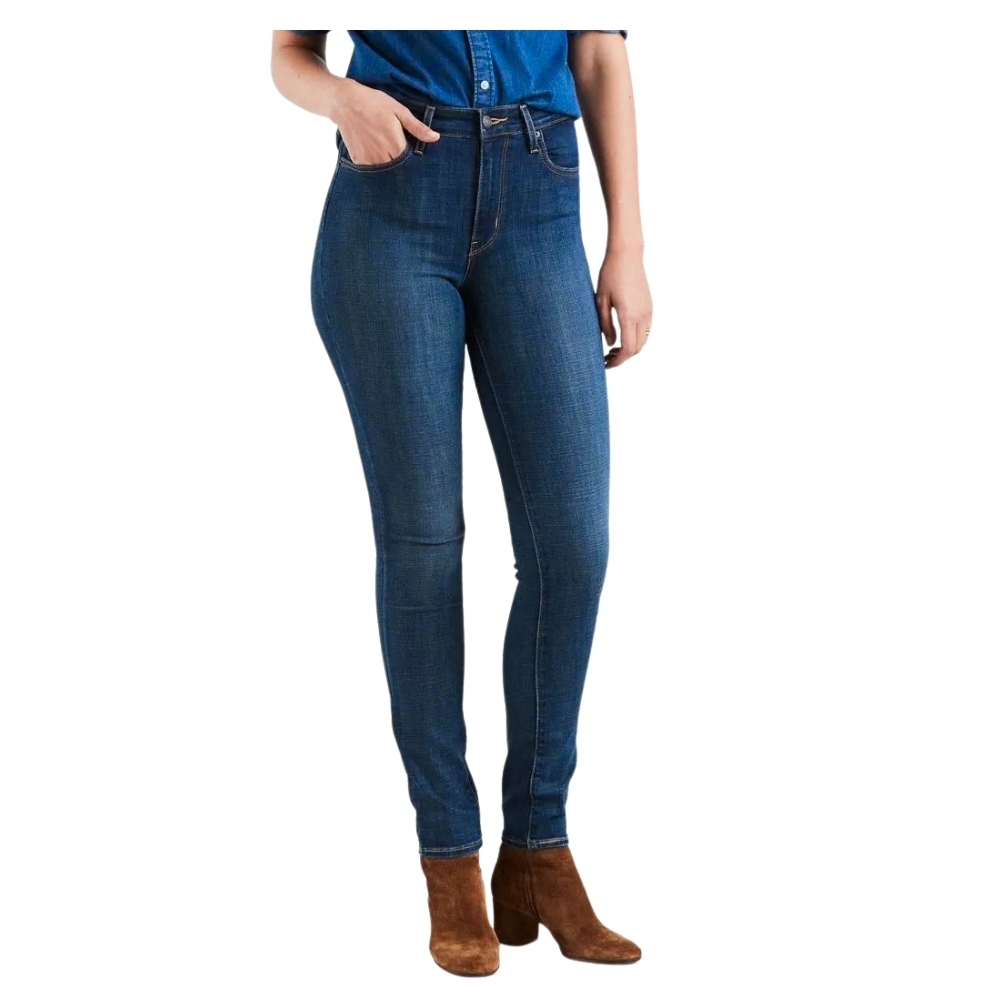 Calça Feminina Levi's Jeans Azul Médio 721 High Rise Skinny Com Stretch REF: LB7210071